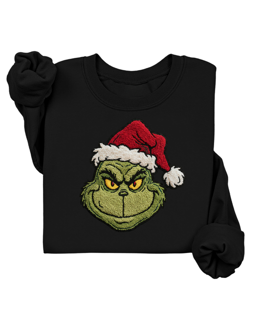 GRINCH YARN EFFECT SWEATER