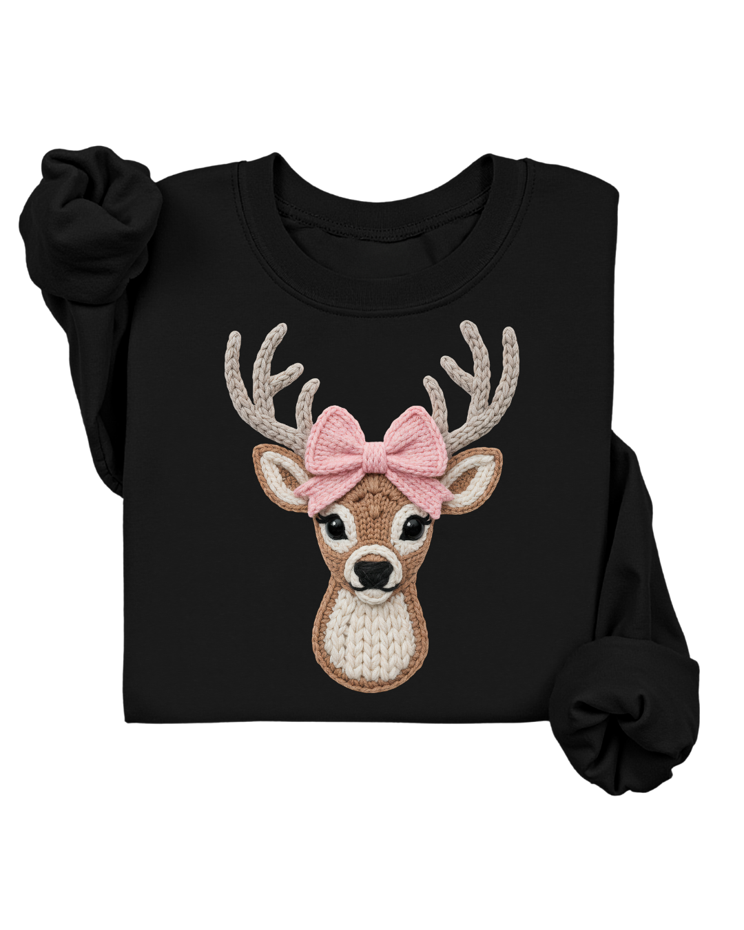 PINK DEER SWEATER