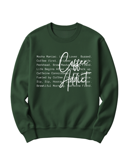 COFFEE ADDICT - WHITE FONT
