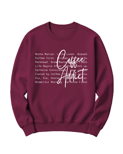 COFFEE ADDICT - WHITE FONT