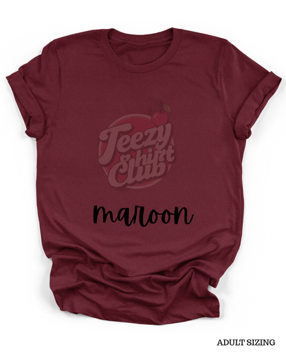 CREATE YOUR CUSTOM SHIRT - ADULT SIZE