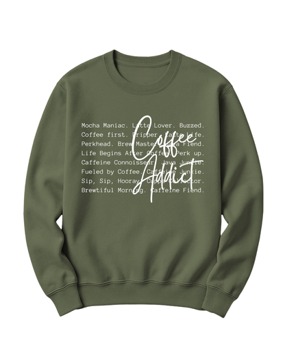 COFFEE ADDICT - WHITE FONT