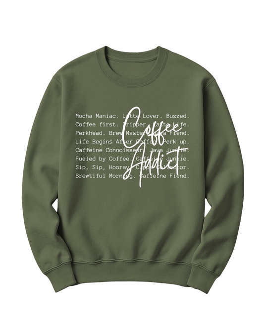 COFFEE ADDICT - WHITE FONT