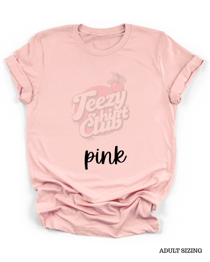 CREATE YOUR CUSTOM SHIRT - ADULT SIZE