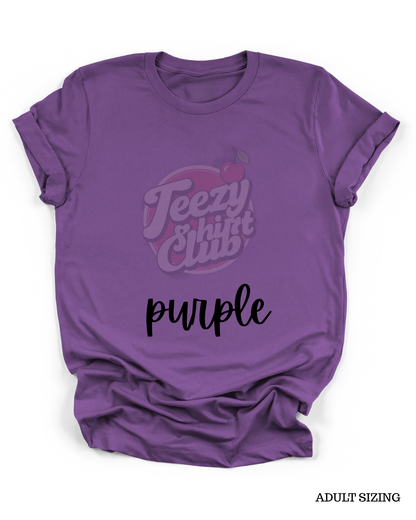 CREATE YOUR CUSTOM SHIRT - ADULT SIZE