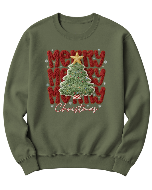 MERRY CHRISTMAS - YARN EFFECT