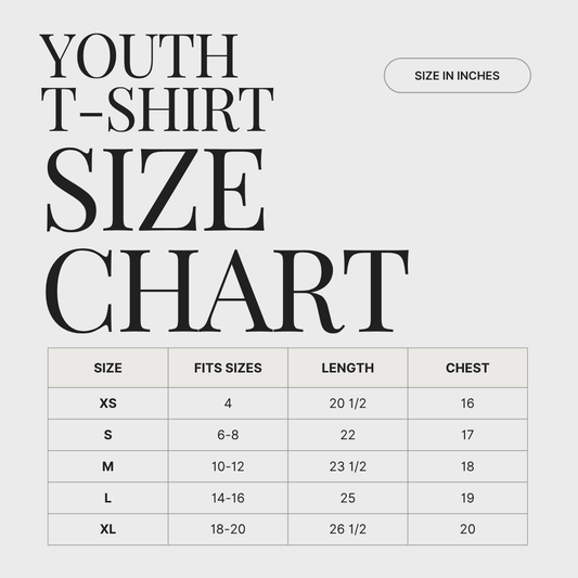 CREATE YOUR CUSTOM SHIRT - YOUTH SIZE
